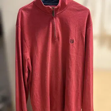 CHAPS 빨간색 하프 지퍼 트레이닝복