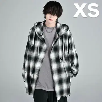 ADRER 오버 사이즈 셔츠 후드티