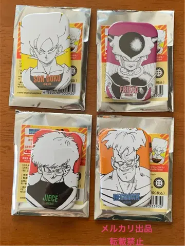 드래곤볼 스퀘어 캔뱃지 컬렉션 손오공 프리저 리쿰 지스