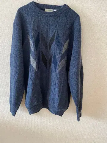 LES IMPECABLES 블루 계열 남성용 스웨터