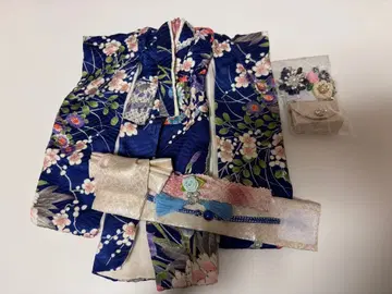 포피 파커 일본 의류 기모노 세트 꽃무늬 포함