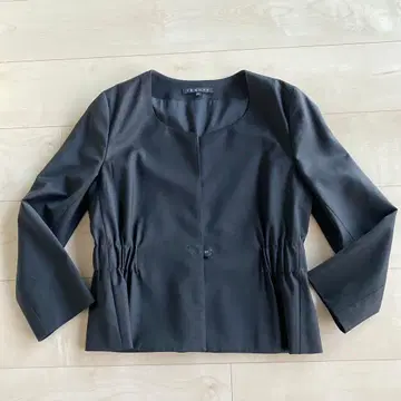 띠어리 노카라 블랙 자켓