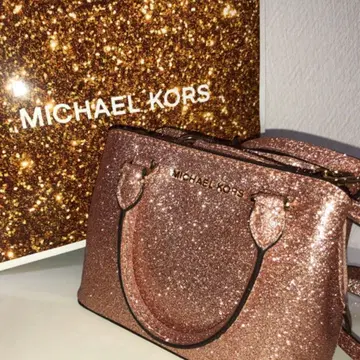 마이클코어스 글리터 마이크로 미니 숄더백