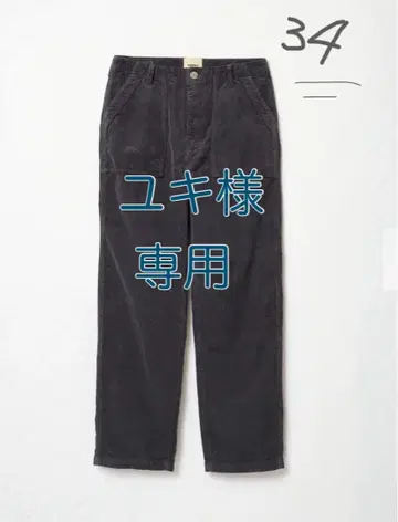 THN SHISHIKUI 코듀로이 베이커 / 다크 그레이 34