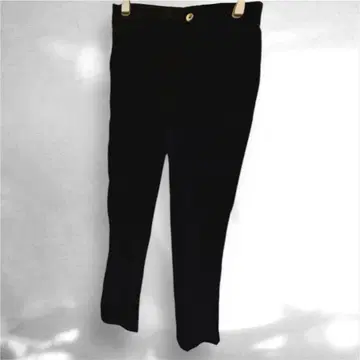 STRAIPHT 팬츠 블랙 스트레치 허리밴딩 수입 구제 의류