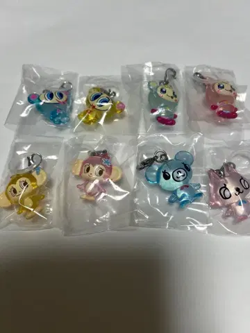 아크릴 캐릭터 캡슐 토이 8개 세트