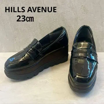 힐즈 아베뉴 에나멜 로퍼 웨이브 밑창 통굽