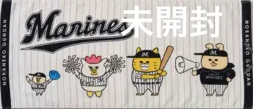 미개봉 노라네코 군단 x 지바 롯데 마린스 페이스타월 콜라보