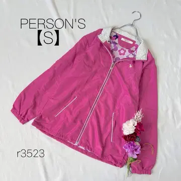 퍼슨즈 스포츠 안쪽 메쉬 꽃무늬 바람막이 자켓 [ L ]