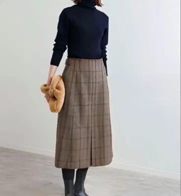 SLOBE IENA PCW 더블 벤트 펜슬 플레어 스커트