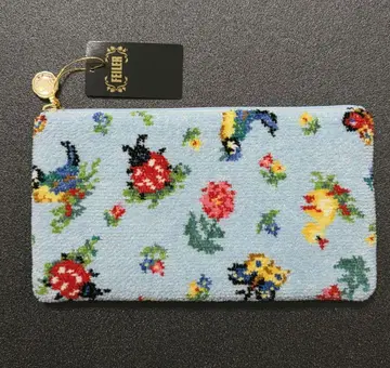 익명 배송 새상품 페이러 하이디 플랫 파우치 블루 대