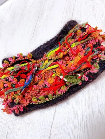 CA4LA 다색 자수 헤어밴드