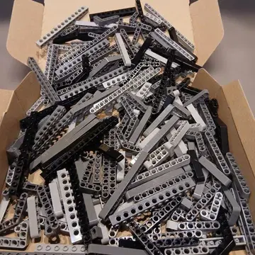 18 LEGO 그레이 색상 테크닉 부품 묶음 판매