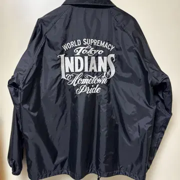 TOKYO INDIANS 나일론 자켓 블랙 L 도쿄 인디언즈