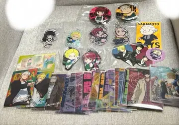 사카모토 데이즈 묶음 판매 키링 클리어 카드 캔뱃지 아크릴 스탠드