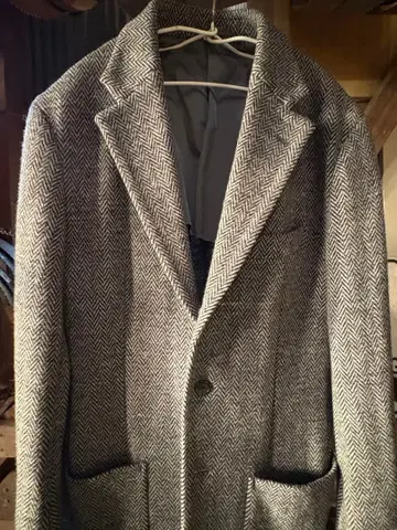 SHIPS 헤링본 자켓 그레이