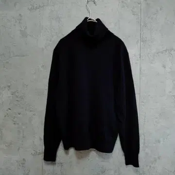 [새상품급] UNIQLO 캐시미어 100% 터틀넥 스웨터 네이비 S