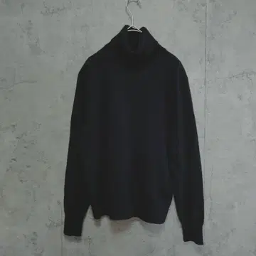 [새상품급] UNIQLO 캐시미어 100% 터틀넥 스웨터 네이비 S