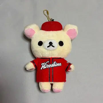 코리락쿠마 마스코트 프로야구 콜라보 히로시마 도요카프