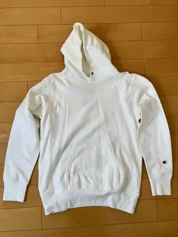 챔피온 화이트 흰색 후드티 리버스 XL 데드 챔피온