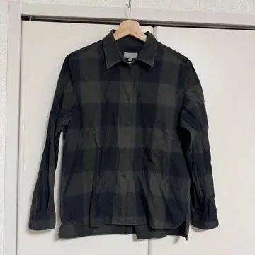 마가렛호웰 코튼 체크 긴팔 셔츠 2 여성용