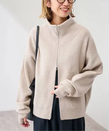 FRAMeWORK 드라이버 니트 베이지