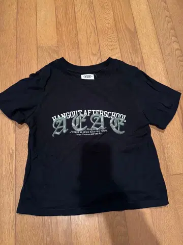 aeae 프린트 블랙 반팔 T셔츠