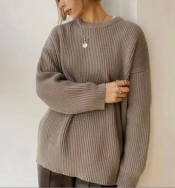 시루무린 소프트 하드 니트 풀오버 그레이지 즉시 완판 컬러