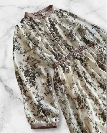 내추럴 꾸뛰르 꽃무늬 원피스