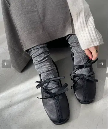 르 타롱 더블 리본 발레리나