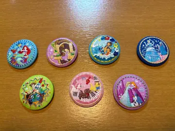 디즈니 Disney 반다이 BANDAI 자수 캔뱃지 7세트