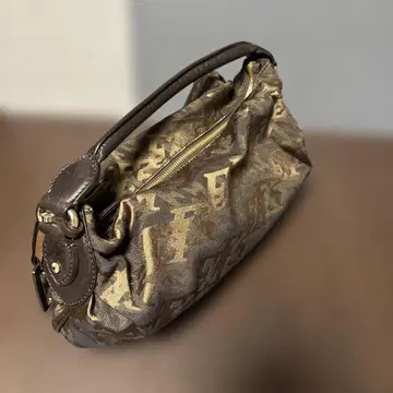 ESCADA 브라운 로고 패턴 핸드백