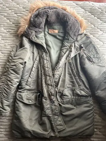 밀리터리 자켓 세이지 그린 스몰