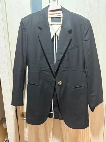 edition 블랙 테일러드 자켓 oversize