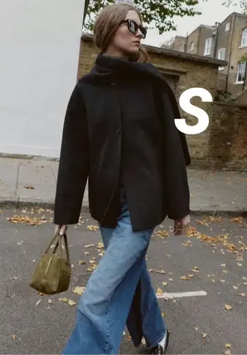 ZARA 울 스카프 코트