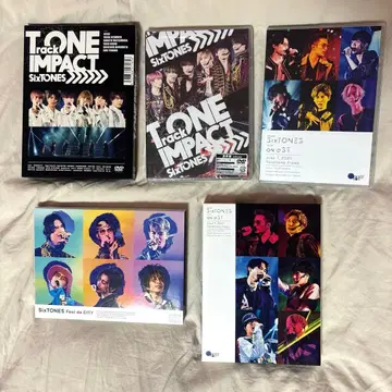SixTONES 스톤즈 라이브 DVD 묶음 판매 세트