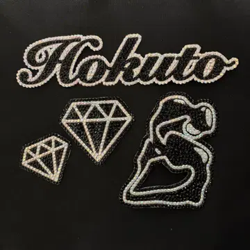 부채 데코 블랙 다이아