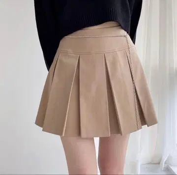 [새상품급] Heather 와이드 플리츠 미니 스커트