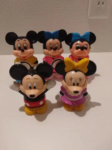 미키 미니 저금통 5개 세트 레트로