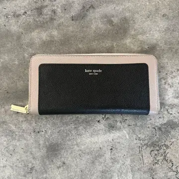 kate spade 케이트 스페이드 블랙 x 그레이 장지갑
