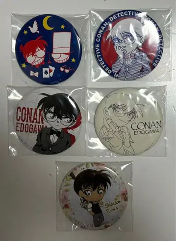 명탐정 코난 캔뱃지 세트