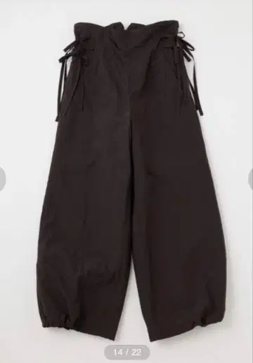 M_KAPOK 벌룬 팬츠 2 브라운