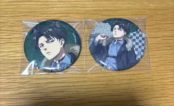 진격의 거인 신주쿠 마루이 늑대인간 캔뱃지 리바이