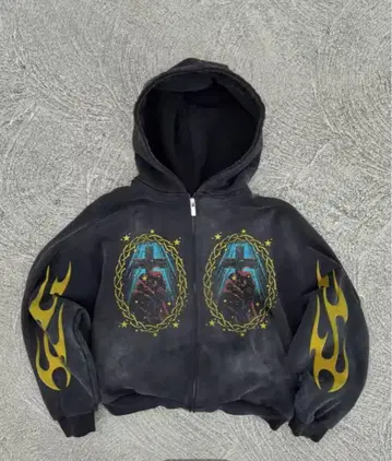 Y2K 프레임 후디