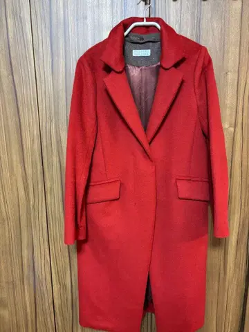 BARNEYS NEWYORK 빨간색 롱 코트