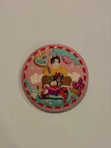 디즈니 자수 캔뱃지 슈가러쉬