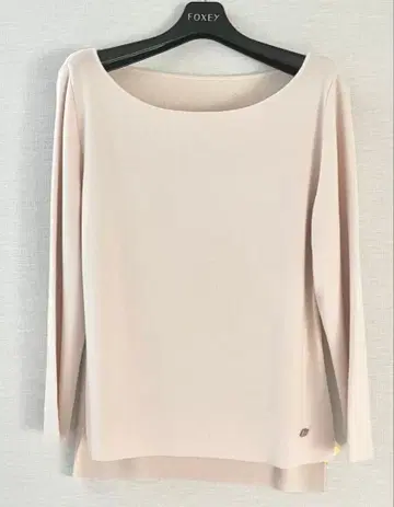 FOXEY 폭시 그레이스 울 니트 상의 핑크 40