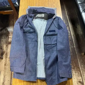 프랑스군 마린 워크 자켓 세일러 카라 빈티지 밀리터리