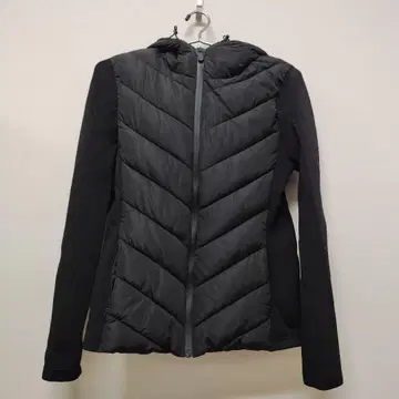 ZARA 대비 퍼프 자켓 후드 부착 M 슬림