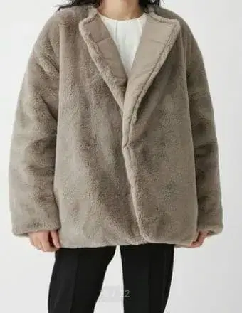 Mila Owen 리버서블 에코 퍼 자켓